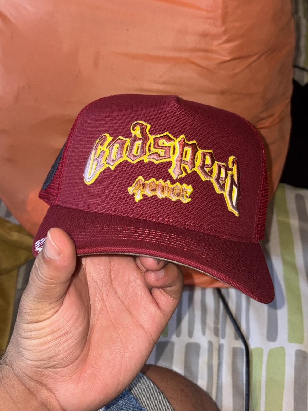 Godspeed Power Maroon Trucker Hat